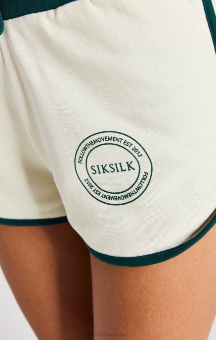 SikSilk žene ecru trkač kratki D088197 odjeća