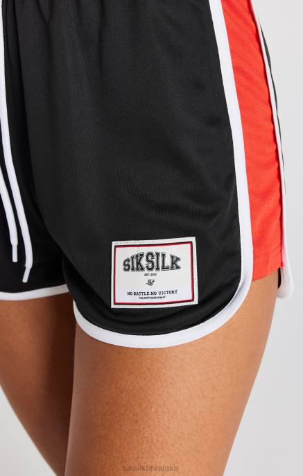 SikSilk žene kratka traka obložena crnim pločama D088195 odjeća
