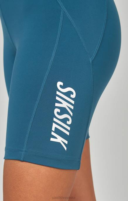 SikSilk žene teal sport bitno biciklizam short D088199 odjeća
