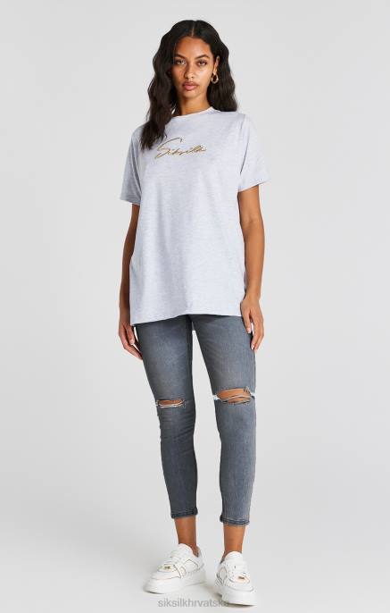 SikSilk žene plave isprane traperice od starog trapera D088188 odjeća