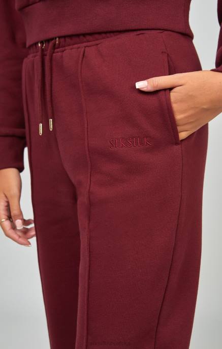 SikSilk žene bordo predimenzionirane joggerice D088178 odjeća