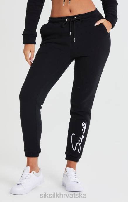 SikSilk žene esencijalni jogger - crni D088166 odjeća