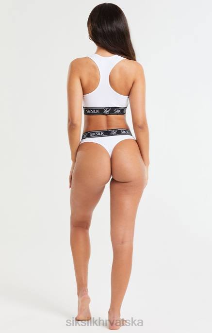 SikSilk žene bijeli trkaći bralette D088223 odjeća