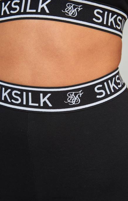 SikSilk žene crna esencijalna traka bralette D08831 odjeća