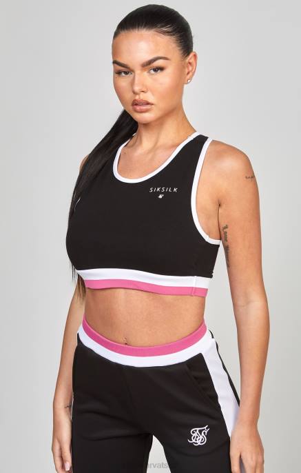 SikSilk žene crna retro bralette D088205 odjeća