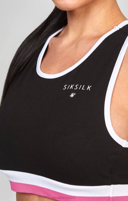 SikSilk žene crna retro bralette D088205 odjeća