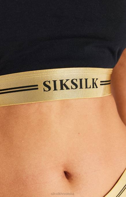 SikSilk žene crni trkaći bralette D088207 odjeća