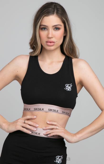 SikSilk žene roseate bralette - crna D088209 odjeća