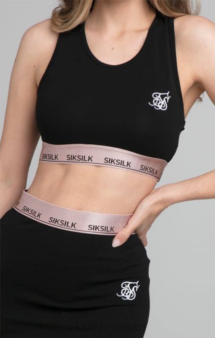 SikSilk žene roseate bralette - crna D088209 odjeća