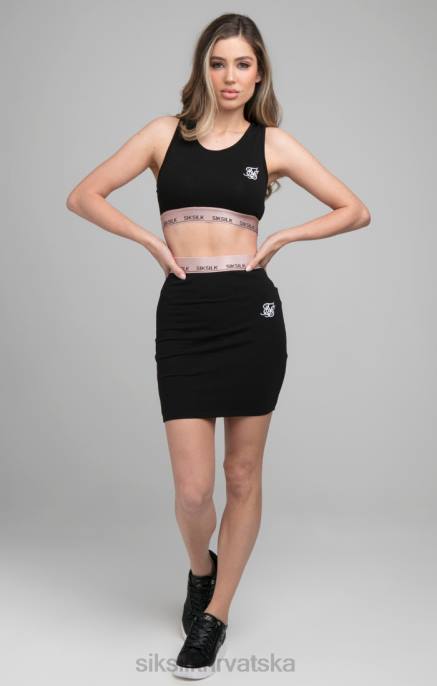 SikSilk žene roseate bralette - crna D088209 odjeća