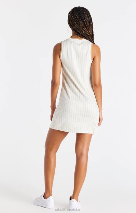 SikSilk žene luksuzna košarkaška haljina - ekru i zlatna D088150 odjeća
