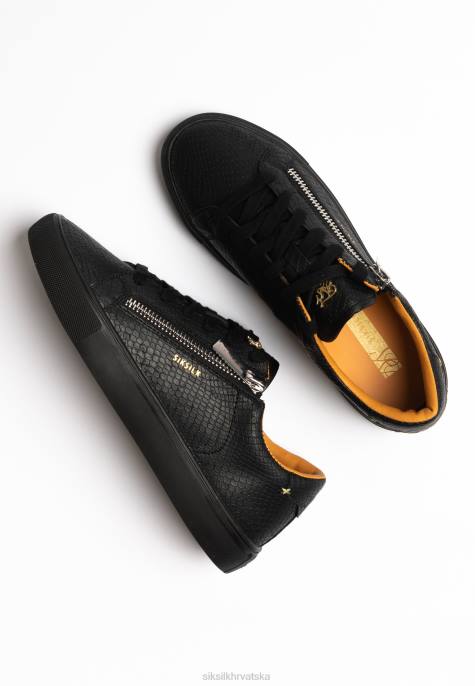 SikSilk žene crna kirkie zmijska koža D088277 obuća