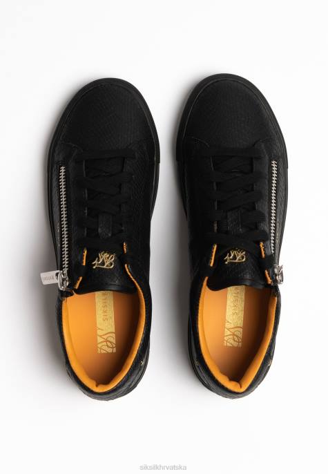 SikSilk žene crna kirkie zmijska koža D088277 obuća