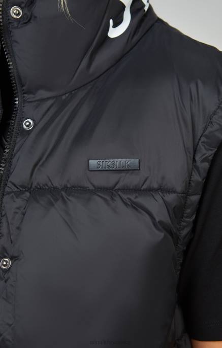 SikSilk žene crna ošišana jakna D088132 odjeća