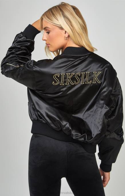 SikSilk žene velika bomber jakna visokog sjaja D088136 odjeća