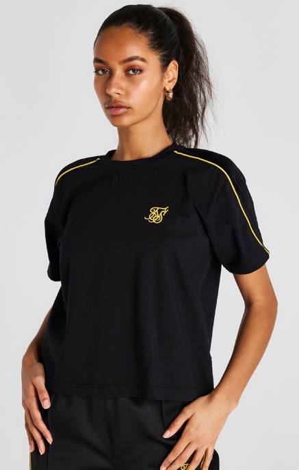 SikSilk žene crna majica D08849 odjeća