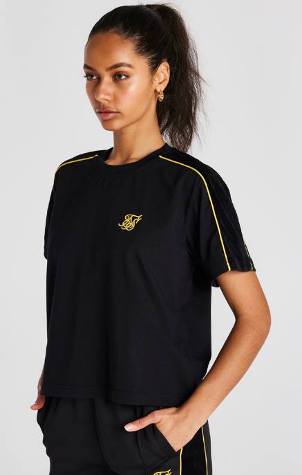 SikSilk žene crna majica D08849 odjeća