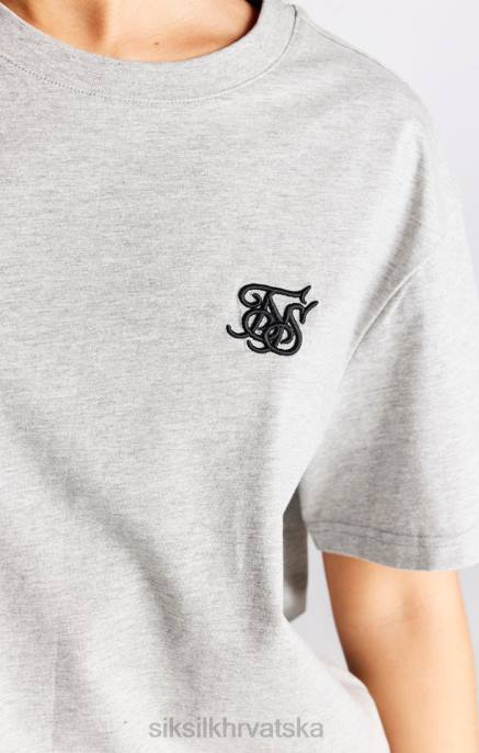 SikSilk žene majica kratkih rukava sivi marl D08841 odjeća