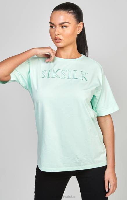 SikSilk žene mint izvezena dečko majica D08864 odjeća