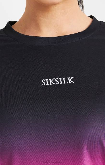 SikSilk žene roza fade majica D08856 odjeća
