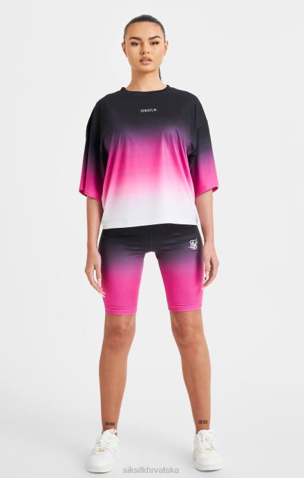 SikSilk žene roza fade majica D08856 odjeća