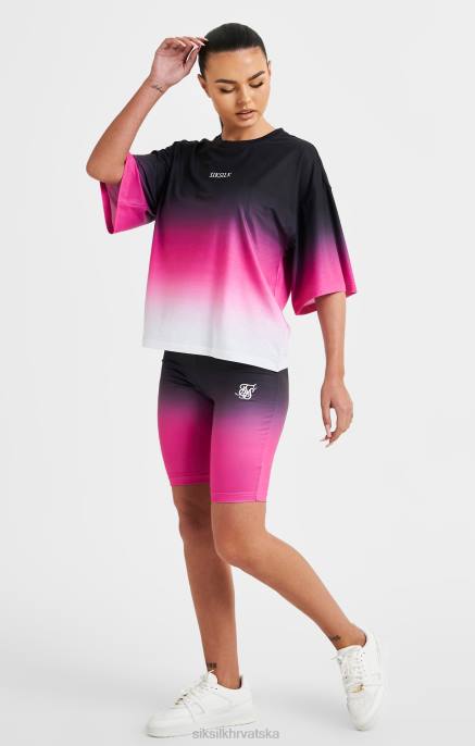 SikSilk žene roza fade majica D08856 odjeća