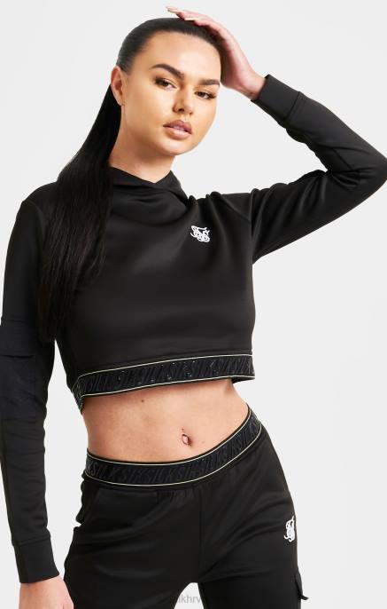 SikSilk žene crna teretna staza vrh D08887 odjeća