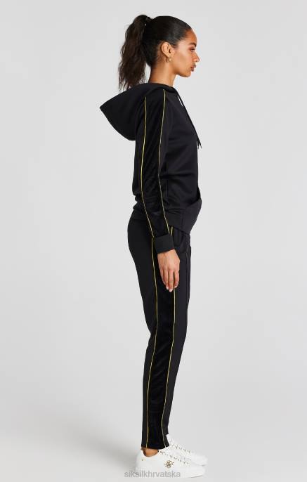 SikSilk žene gornji dio crne staze D088106 odjeća