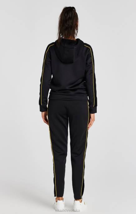 SikSilk žene gornji dio crne staze D088106 odjeća