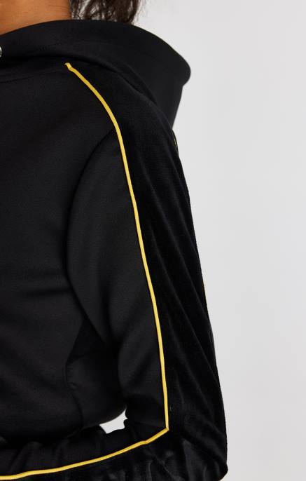 SikSilk žene gornji dio crne staze D088106 odjeća